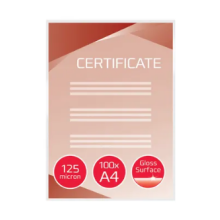 GBC Document Laminating Pouch Gloss A4 250 Micron (Pack of 100)