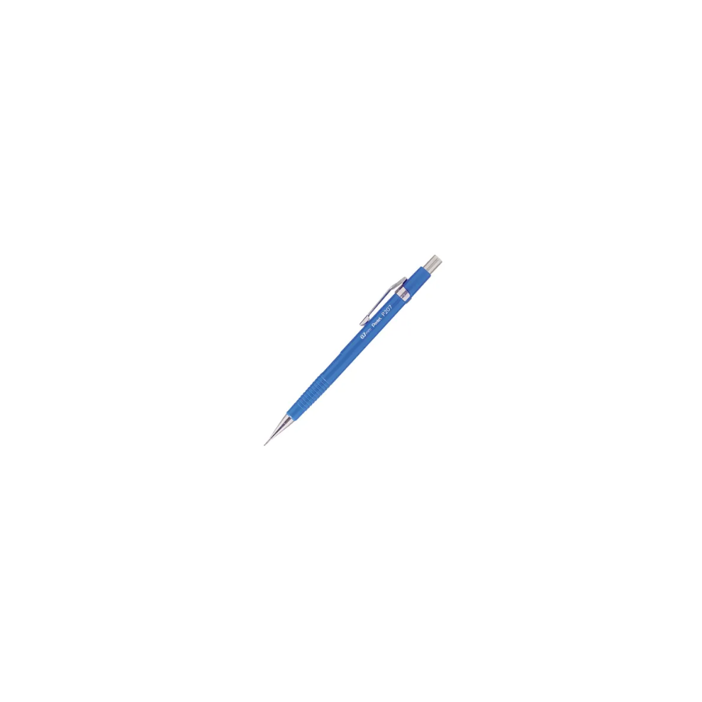 Pentel P200 Blue Barrel Automatic 0.7mm Pencil (Pack of 12)