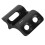 Aluminium Vorderer Umwerfer-Halter Schwarz 1,7/1,8 cm 1