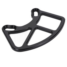 Protector de plato de aluminio para MTB ISCG05/03 22T-46T Negro