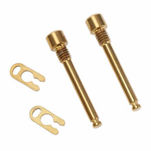 2 piezas de tornillos para pastillas de freno de disco para XT MTB dorado