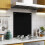 BELOFAY 6mm Black Tempered Glass Splashback 5