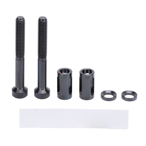 2 ensembles de vis de support pour compteur de vélo en alliage de titane, noir 1