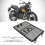 Scudo radiatore in alluminio nero per Interceptor 650 4