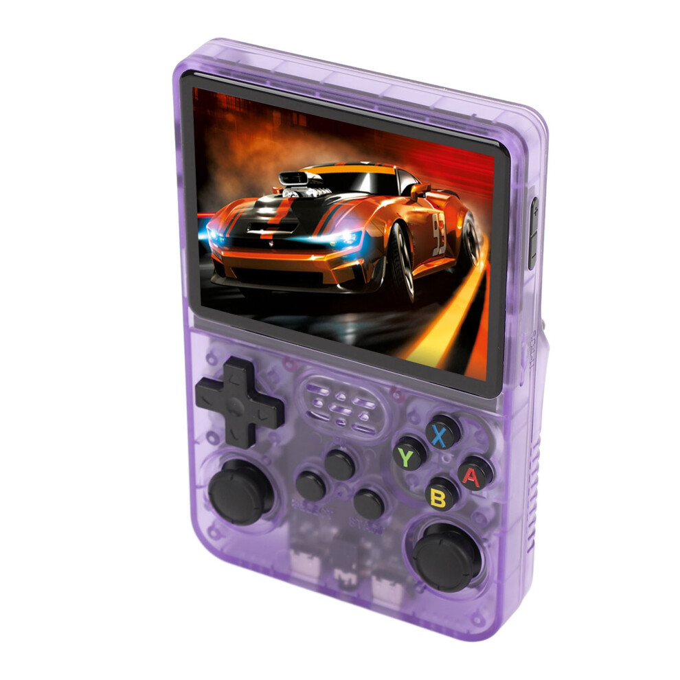 R36s 3.5" Ips Linux Handheld Game Console 64Gb Transparent Purple 4191333548010