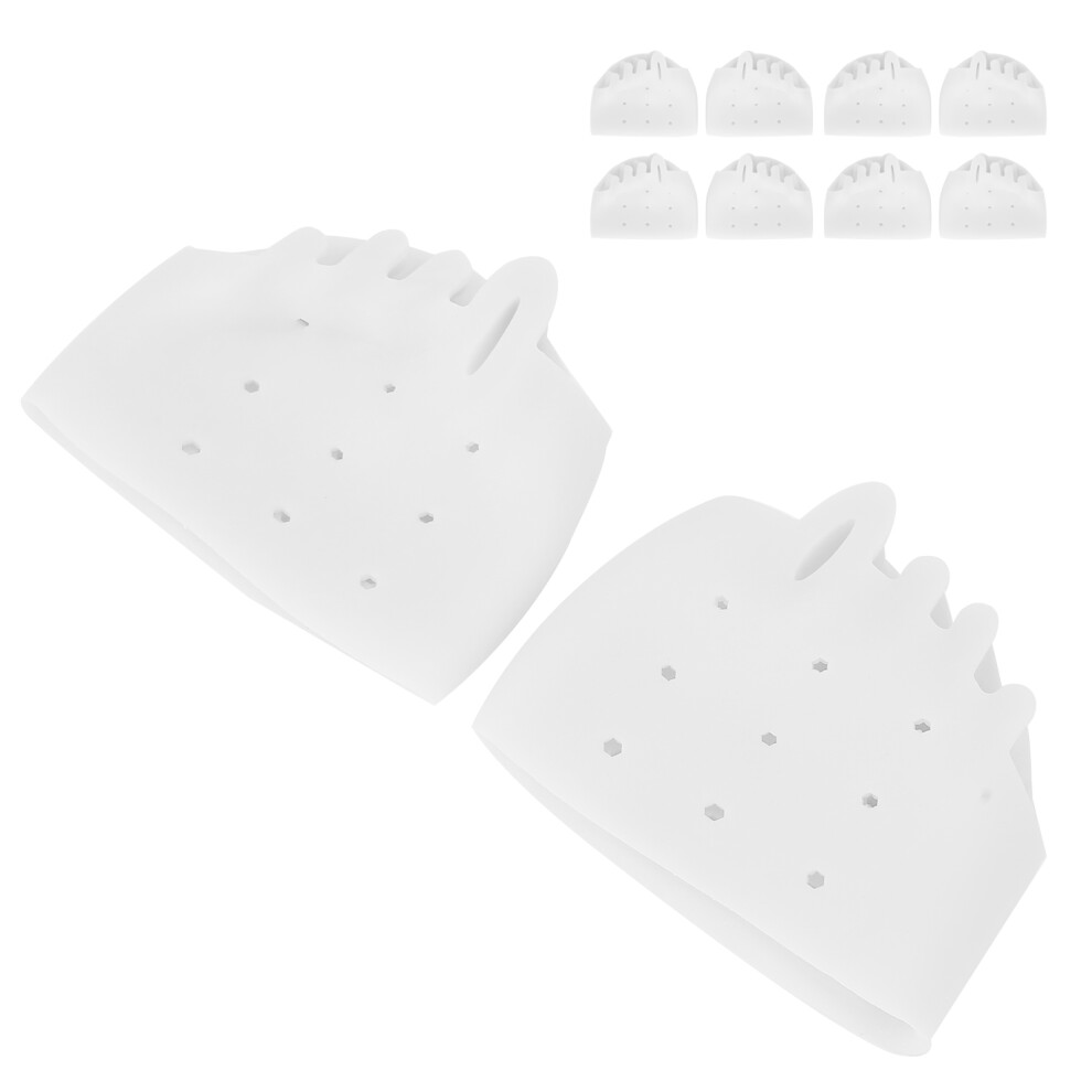 Bunion Corrector 5 Holes Hallux Valgus Toe Straightener White