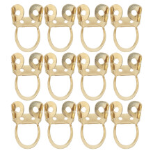 12Pcs Adjustable Guitar Finger Picks Gold Stainless Steel for Banjo