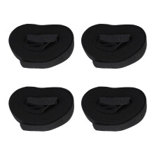 Kit de sangles d'arrimage de 57 po, nylon + acier inoxydable 304, 28 pièces