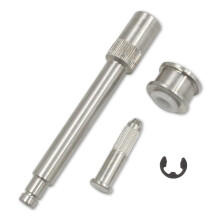 Perno de rodillo para bisagra de puerta reparación hierro plateado10.21.5cm