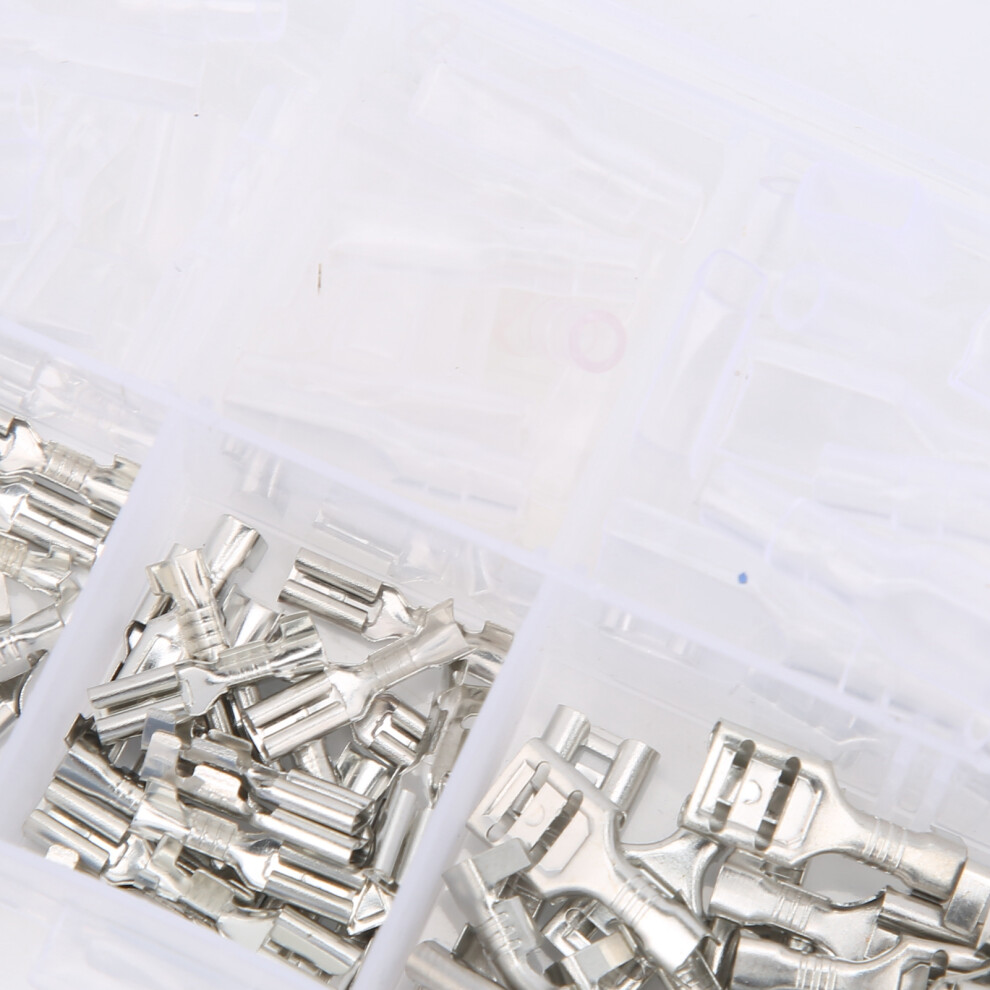 150Pcs 2.8/4.8/6.3Mm Assorted Insulated Crimp Terminals Kit In Box 4311333553771