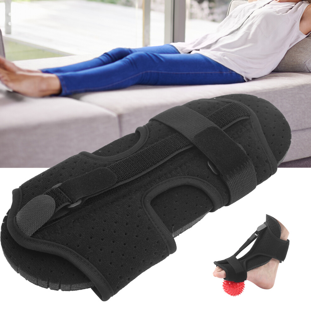 Plantar Fasciitis Ankle Brace Corrector Support, Black, Adults