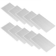 10 Stück Aluminiumschalen für die Wärmeableitung für Router, CPU, Q50, je 4 x 100 mm
