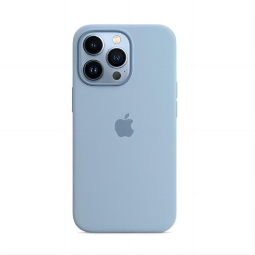 (Blue Fog) Silicone Case with MagSafe for Apple iPhone 13Pro
