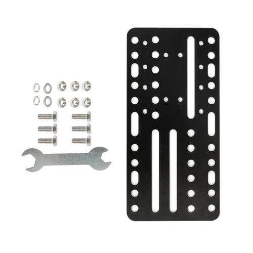 Schwarze USB-Handbremse-Montageplatte 21,8  10,5 cm G27 1
