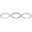 Piston Ring Set for 190F Gasoline Engine 407CC 414CC 420CC 16HP 14