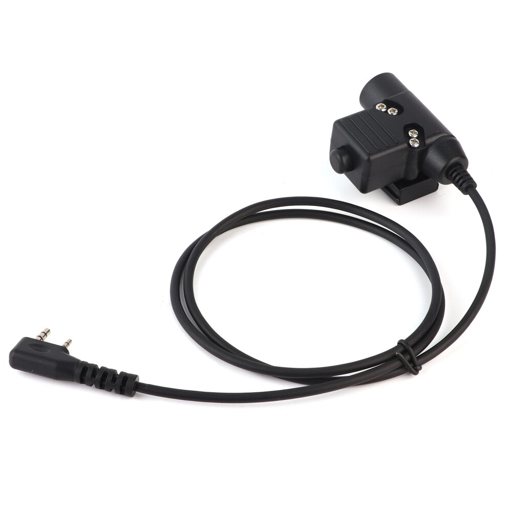 Baofeng Uvâ5R Tkâ3107 Ptt Audio Adapter Cable For Walkie Talkie Headphones 7651333556554