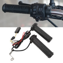 Manopole Riscaldanti Per Moto 12V In Gomma Temperatura Regolabile Antiscivolo