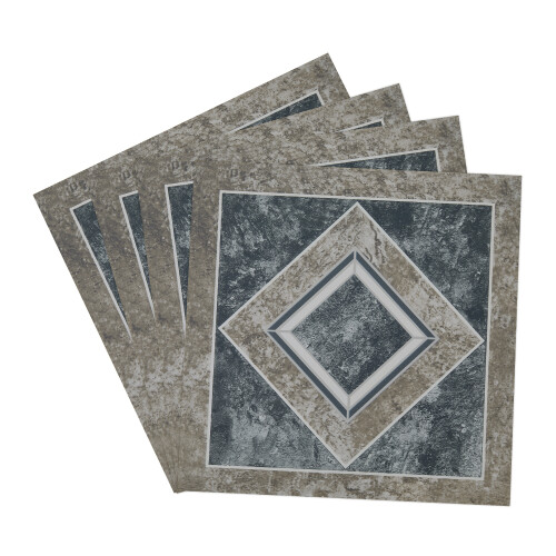 Living And Home (Mix Grey, 30pcs) Mosaic Pattern Self-adhesive Flooring Tiles 2