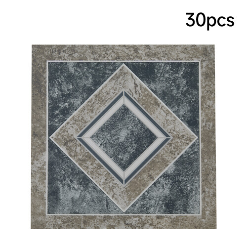 Living And Home (Mix Grey, 30pcs) Mosaic Pattern Self-adhesive Flooring Tiles