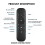Air Remote Mouse Schwarz Kompakt 300mAh BT 5.0 9