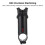 Stelo in lega regolabile da 31.8mm +7 per 28.6/31.8 rosso 9