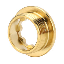 Tornillo de bielas de aleación de titanio para bicicleta, M20mm, tapa antipolvo dorada