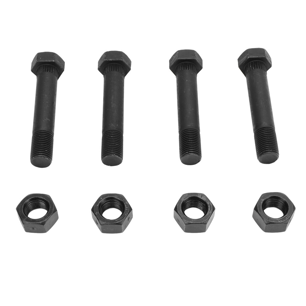 High Strength 9/16In Leaf Spring Shackle Bolts & Nuts For Trailer (4Pcs) 9441333560396