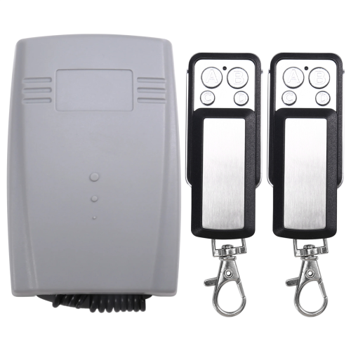 Garage Door Receiver 2CH 433MHz Remote Controller for Gate Fixed Learning Rolling Code Universal