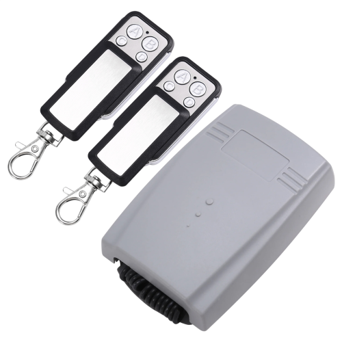 Garage Door Receiver 2CH 433MHz Remote Controller for Gate Fixed Learning Rolling Code Universal 2