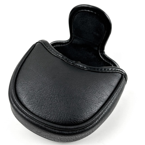 Magnetic Golf Putter Cover PU Mallet Closure Head Portable Black 2