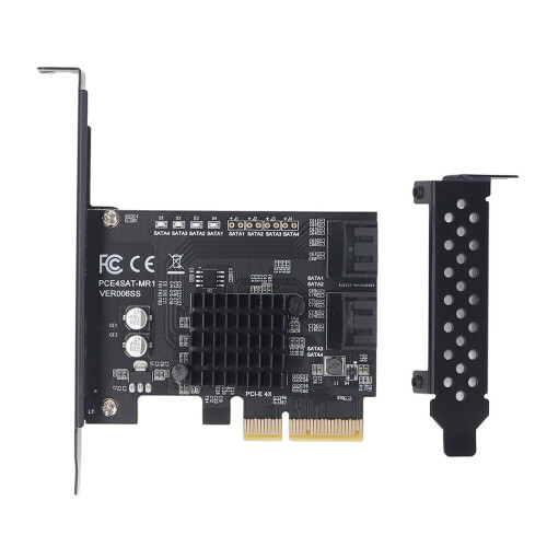 PCIe 4-Port SATA3.0 RAID Expansion Card 6Gbps 88SE9230 1