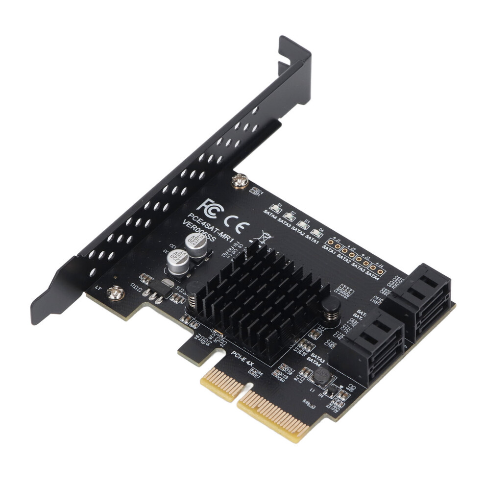 Pcie 4-Port Sata3.0 Raid Expansion Card 6Gbps 88Se9230 7901333563176