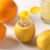 Spremiagrumi a risparmio di fatica 2 pezzi portatile spremiagrumi per limoni e lime manuale PP ABS 8