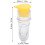 Spremiagrumi a risparmio di fatica 2 pezzi portatile spremiagrumi per limoni e lime manuale PP ABS 2