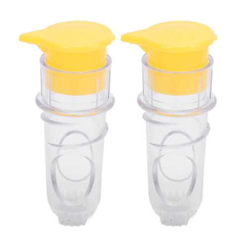 Spremiagrumi a risparmio di fatica 2 pezzi portatile spremiagrumi per limoni e lime manuale PP ABS 2