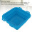 Faltbare Silikon-Eisbadewanne blau 11,71 oz 8