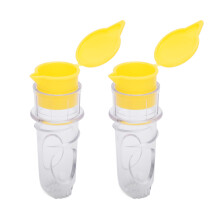 Spremiagrumi a risparmio di fatica 2 pezzi portatile spremiagrumi per limoni e lime manuale PP ABS