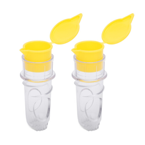 Spremiagrumi a risparmio di fatica 2 pezzi portatile spremiagrumi per limoni e lime manuale PP ABS