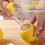 Spremiagrumi a risparmio di fatica 2 pezzi portatile spremiagrumi per limoni e lime manuale PP ABS 4