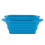 Faltbare Silikon-Eisbadewanne blau 11,71 oz 14