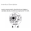Fingerprint Recognition Module ZW0642 Capacitive Touch Sensing Door Lock Acquisition Module,A 8