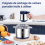 Electric Meat Grinder 5L Food Crusher Multifunction Vegetable Fruit Processor Chopper Kitchen Machine EU Plug 8