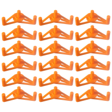 50PCS Plant Branches Bender Training Clips Garden Trainer 360Adjustable Holder for Stress Tools Yellow