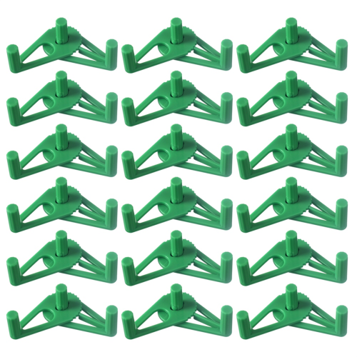 50PCS Plant Branches Bender Training Clips Garden Trainer 360Adjustable Holder for Stress Tools Green