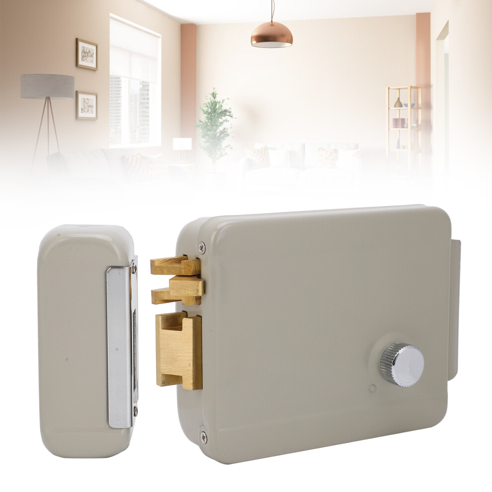 9-12V Electric Control Lock For Home Security, Iron Powder, 2-Wire 8741333565058