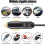 Câble d'alimentation DC 18 AWG mini câble 3,5 m/11,5 ft noir 4