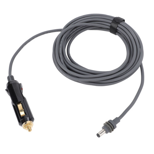 Câble d'alimentation DC 18 AWG mini câble 3,5 m/11,5 ft noir