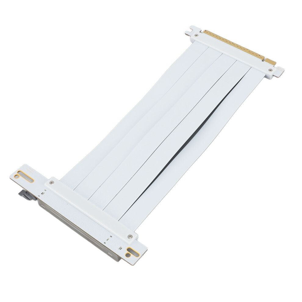 Pcie 4.0 X16 Extension Cable 90 20Cm High-Speed Flexible White 4941333565643