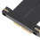 PCIe 4.0 x1 Riser Kabel 30 cm / 11,8 in Dual 90deg 4