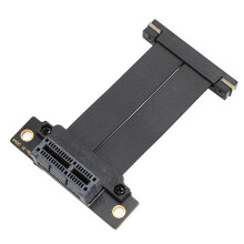 PCIe 4.0 x1 Riser-Kabel Dual 90 GPU- und Soundkarten-Verlängerung 10 cm